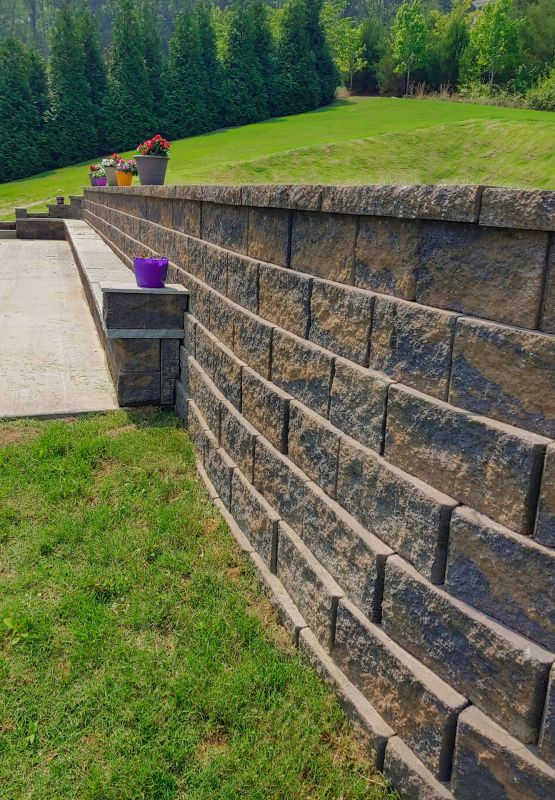 Stone Retaining Wall